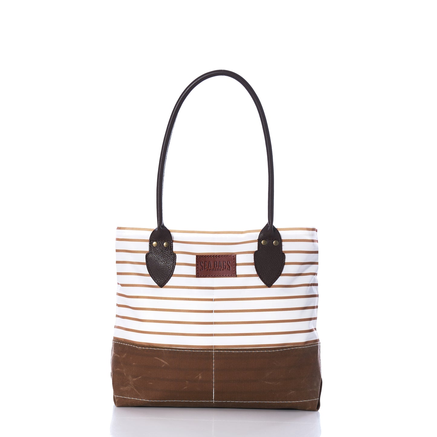 Tan Chebeague Stripe Handbag