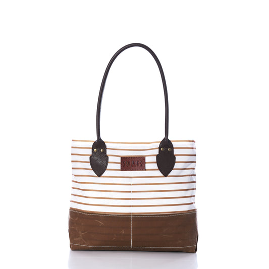 Tan Chebeague Stripe Handbag