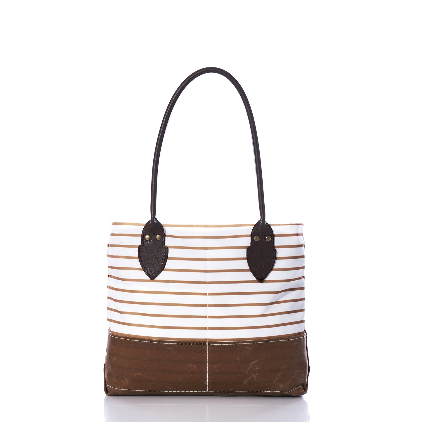Tan Chebeague Stripe Handbag