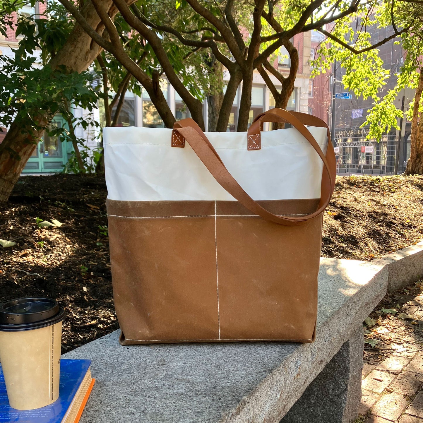 Tan Chebeague Market Tote