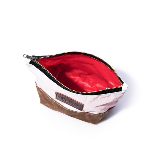 Tan Chebeague Cosmetic Bag