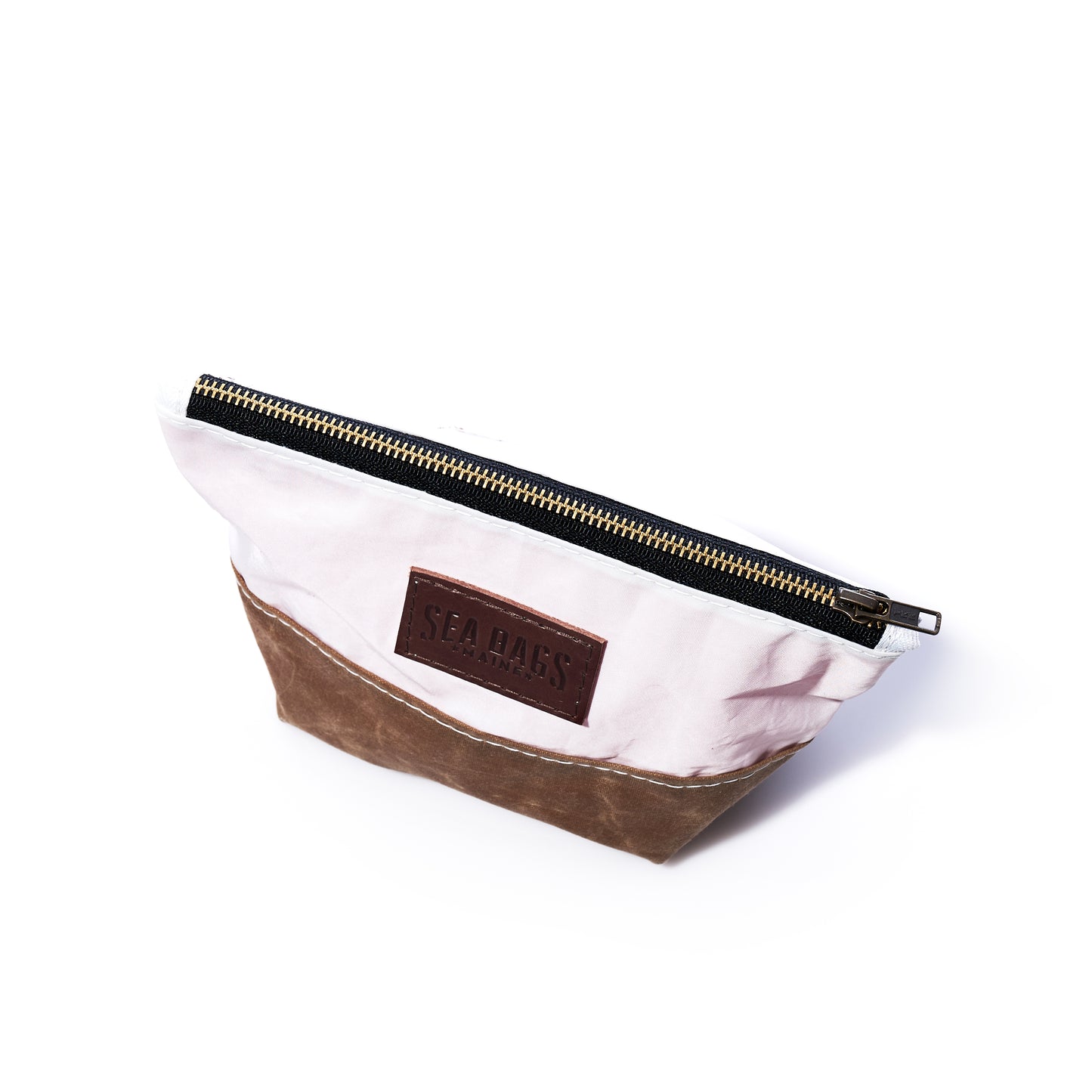 Tan Chebeague Cosmetic Bag