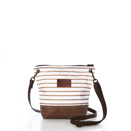 Tan Chebeague Stripe Crossbody