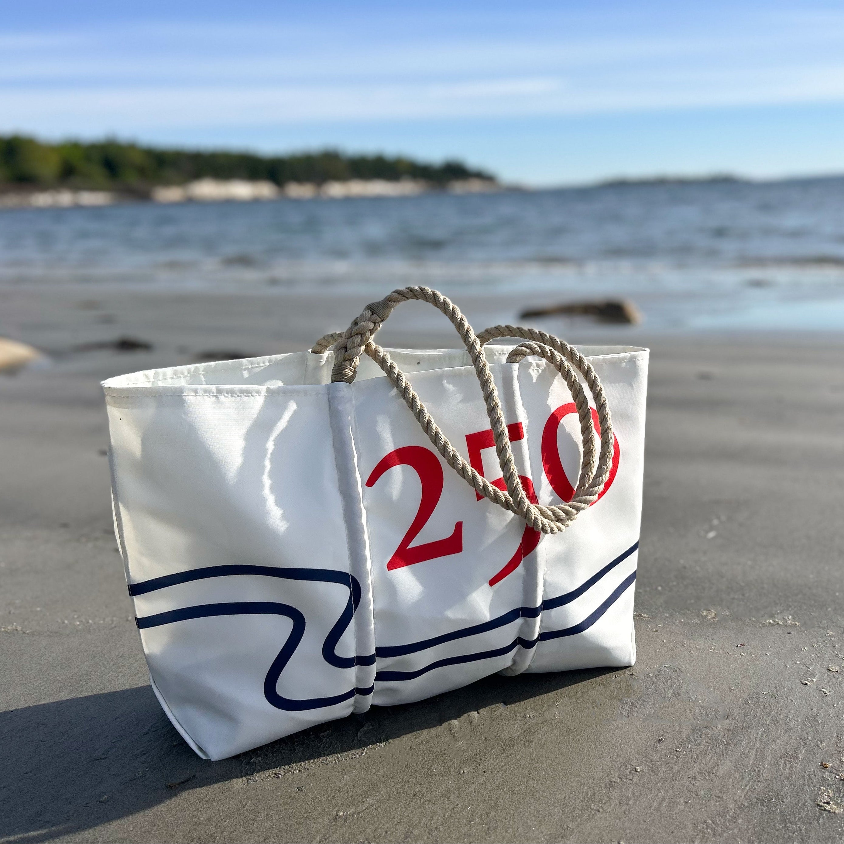 USA 250th Anniversary Large Tote | Recycled Sail Cloth | Sea Bags