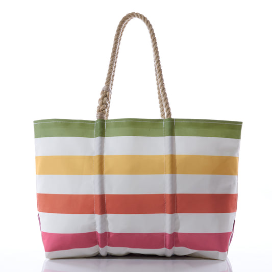 Rainbow Stripe Large Tote