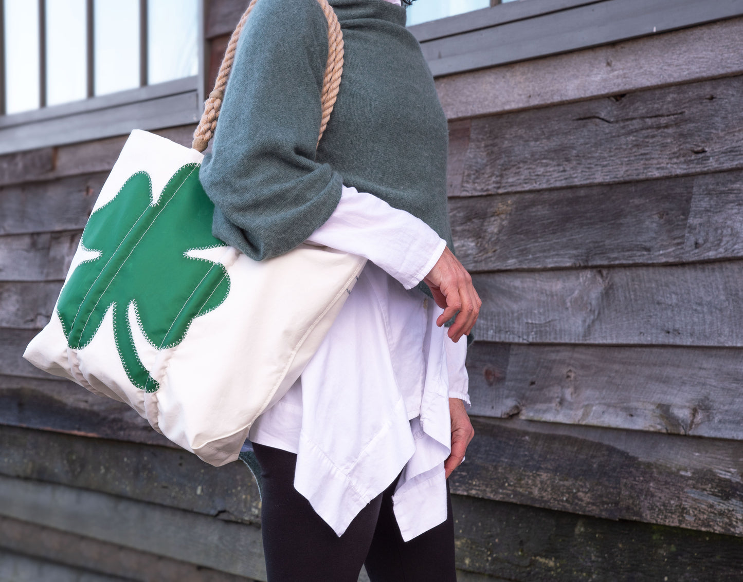 Four Leaf Clover Medium Tote