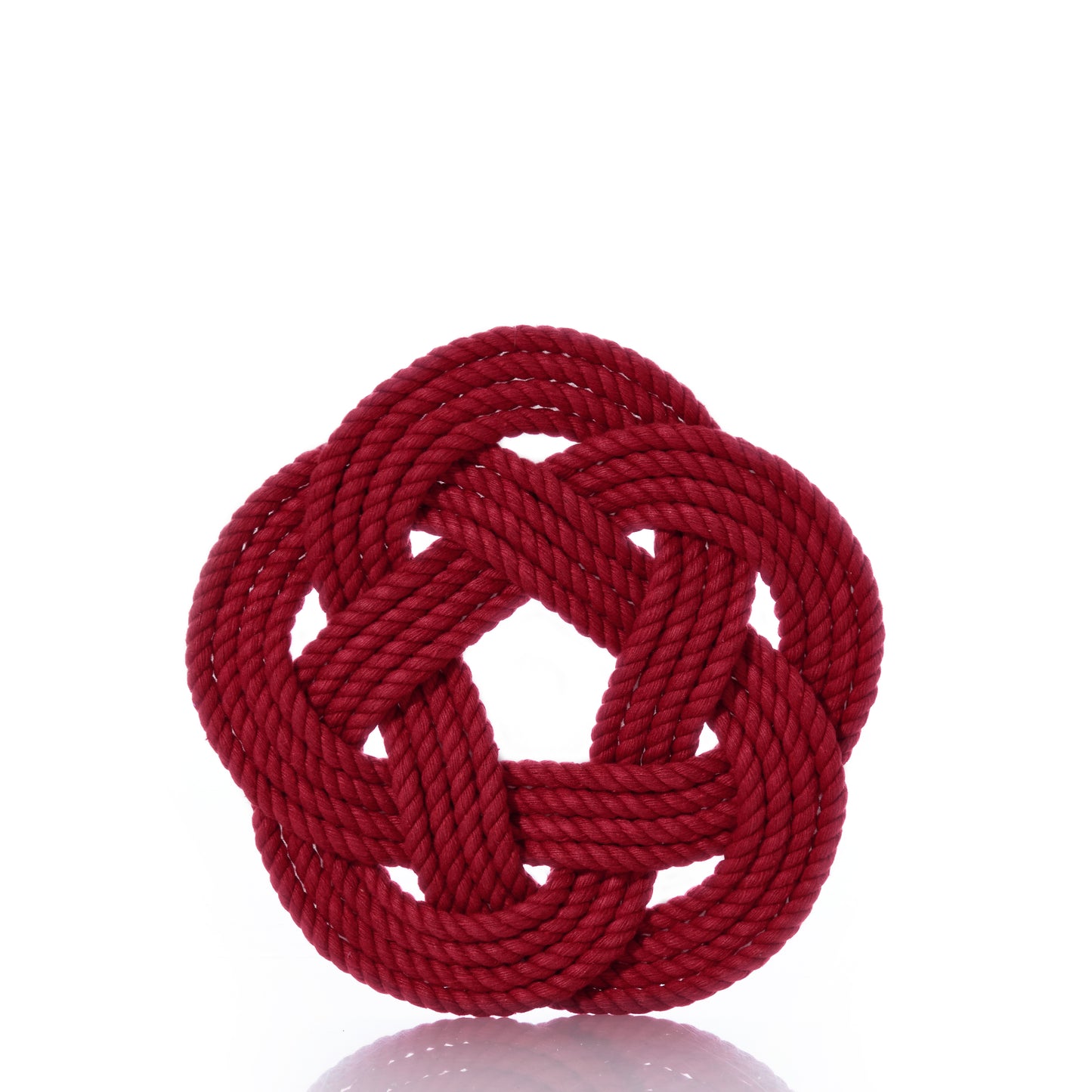 Nautical Sailor Knot Trivet - Red