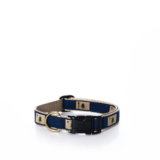 Maine Flag Dog Collar 1" - Medium