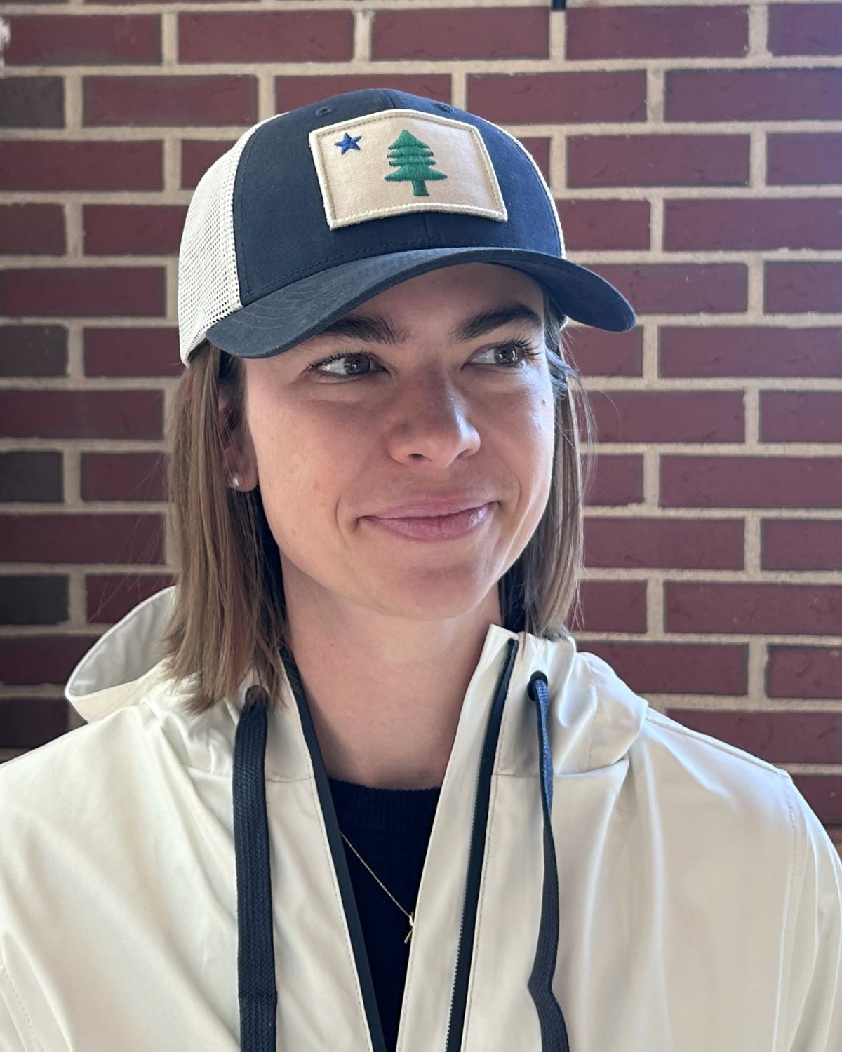 maine flag trucker hat 
