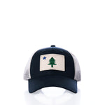 maine trucker hat pine tree vintage flag bicentennial