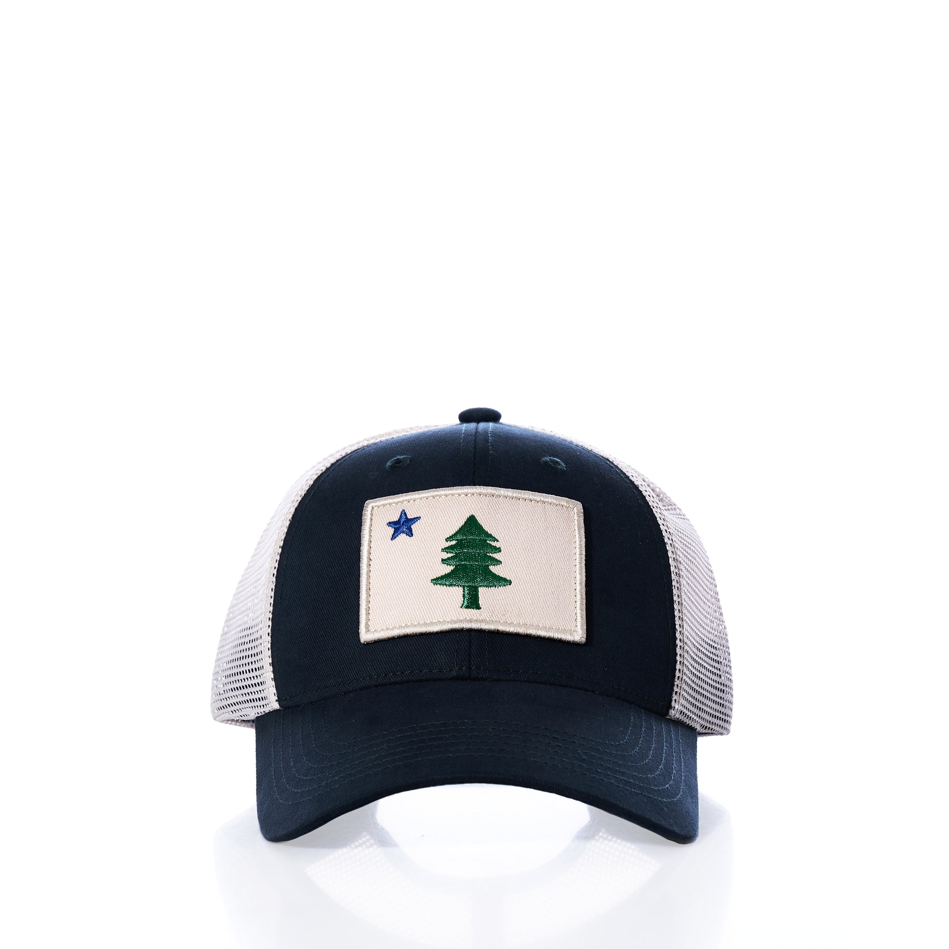 maine trucker hat pine tree vintage flag bicentennial