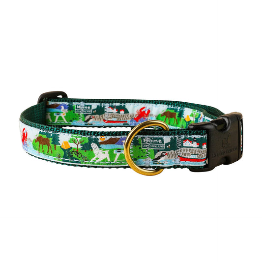 Vacationland Dog Collar 1" width