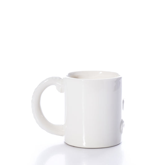 White Octopus Mug