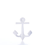 White Anchor Wall Hook