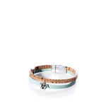 Classic Cork Bracelet Sea Turtle on Mint Green