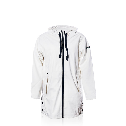Women's Harborside Waterproof Raincoat - Oyster White
