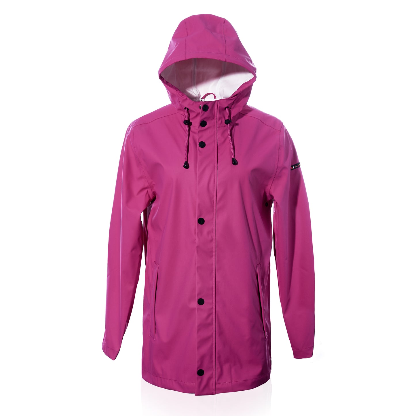 Harborside Waterproof Raincoat - Fuchsia
