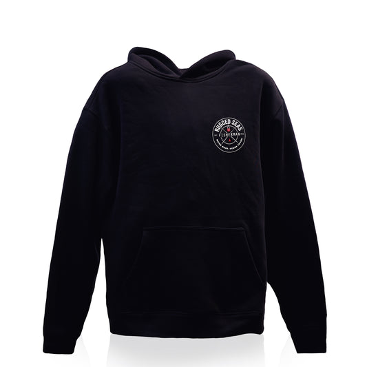 Rugged Seas Navy Hoodie