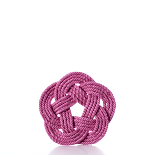 Nautical Sailor Knot Coaster (Set of 4) - Pink