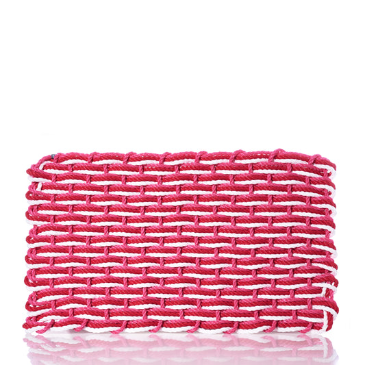 Fisherman Rope Mat - Red, Pink, & White