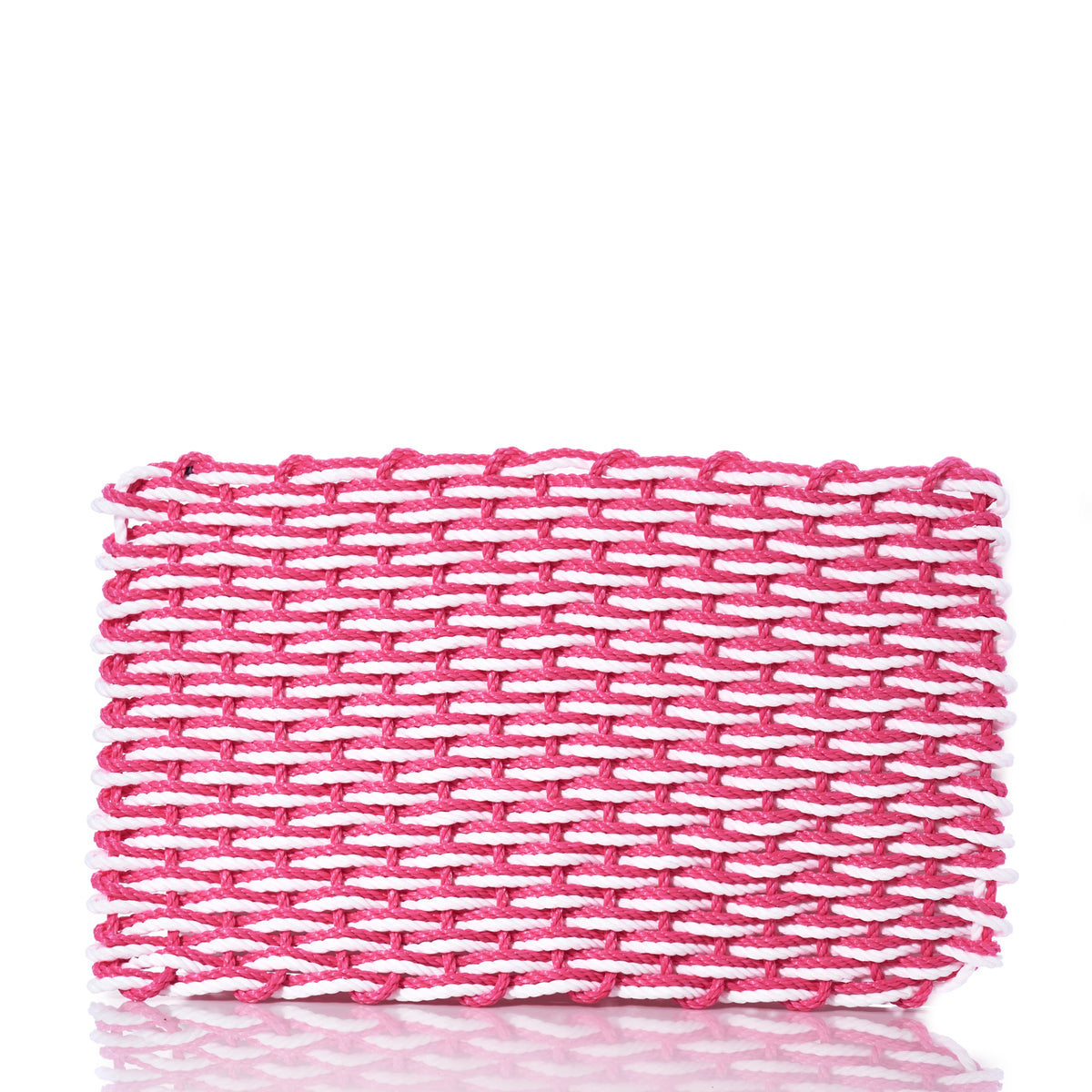 Plastic Container Rope Mat Fisherman Rope Mat - Pink & White – Sea Bags