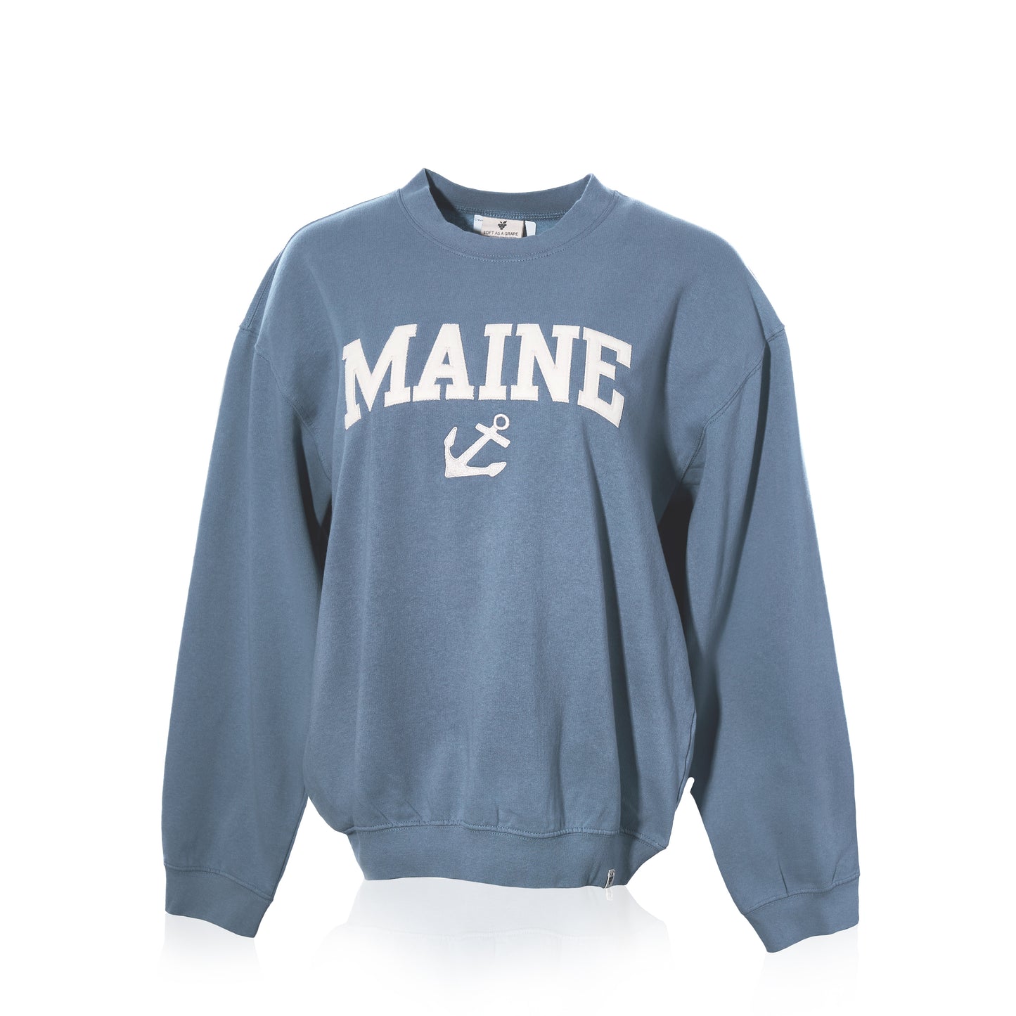 Crewneck Pullover - Denim Maine Anchor