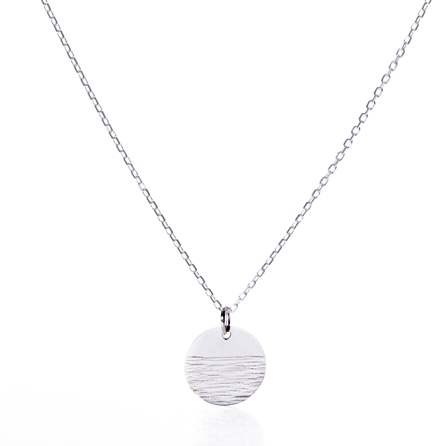 Pendant Necklace - Horizon Silver
