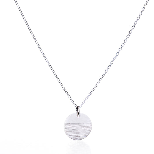 Pendant Necklace - Horizon Silver