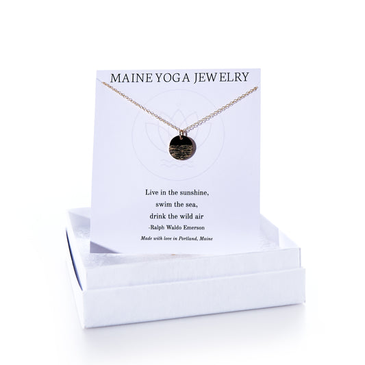 Pendant Necklace - Horizon Gold
