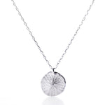 Pendant Necklace - Sand Dollar Silver