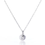 Pendant Necklace - Tiny Sea Urchin Silver