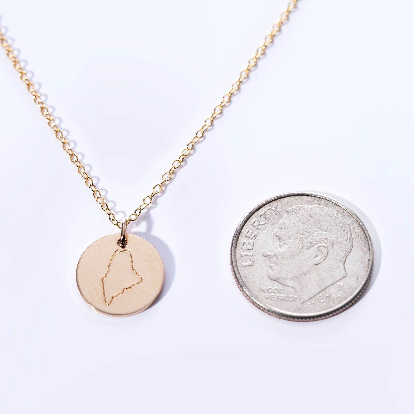 Pendant Necklace - Gold Maine