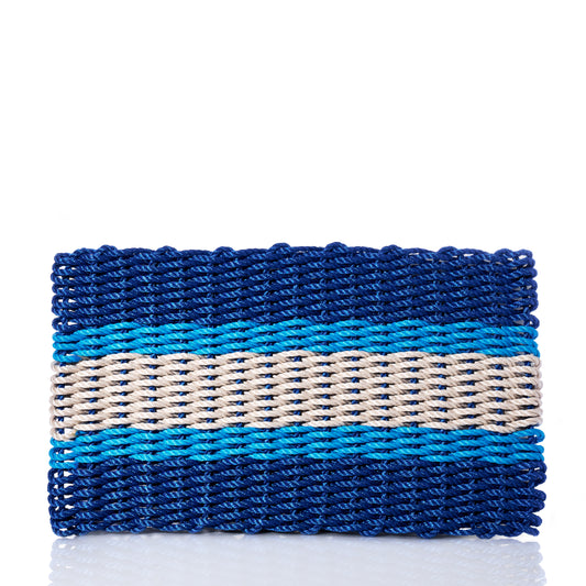 Fisherman Rope Mat - Blue, Light Blue, Tan