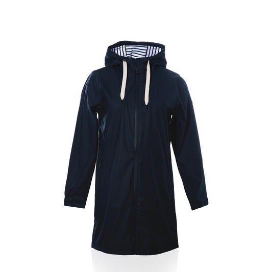 Women’s Harborside Waterproof Raincoat - Navy