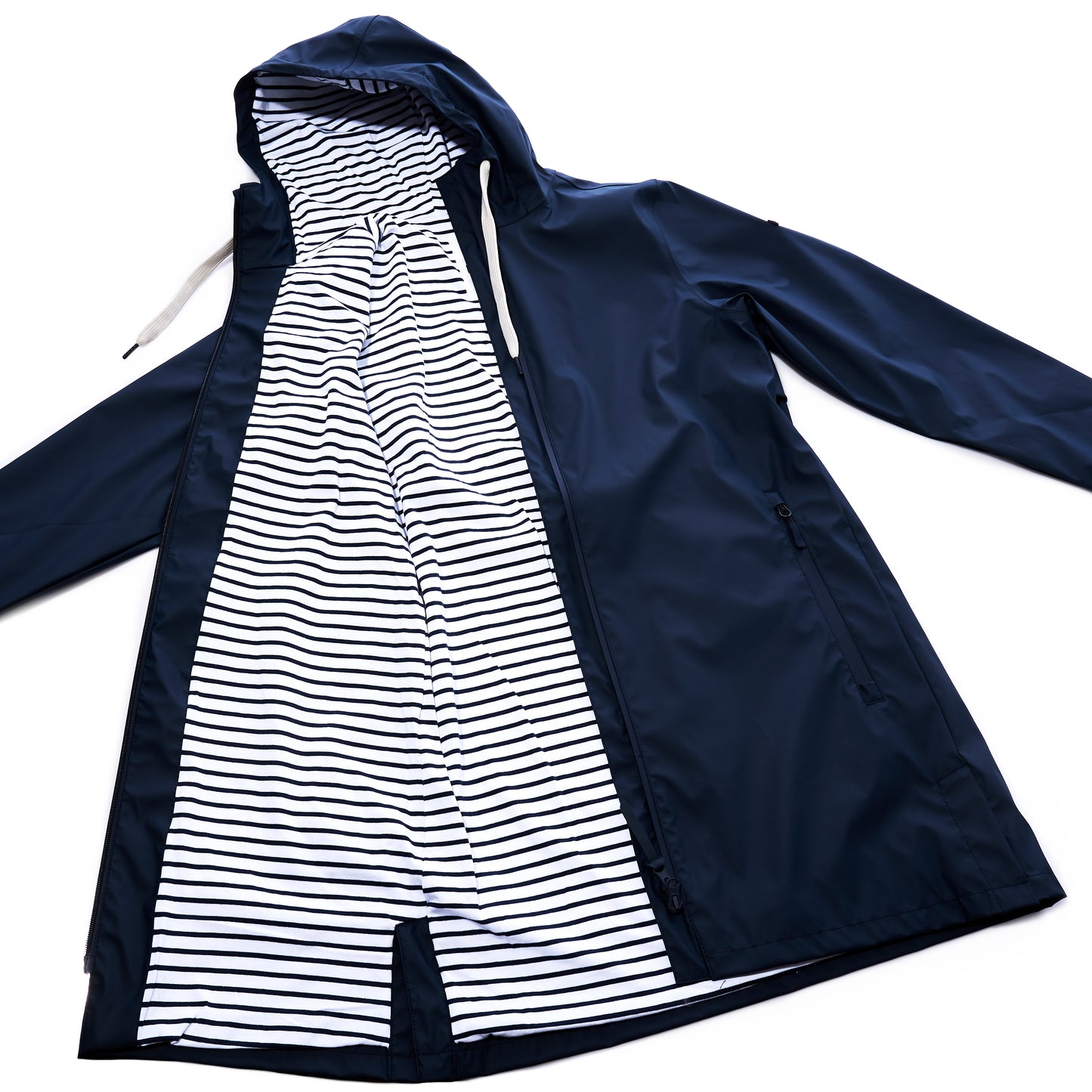 Harborside Waterproof Raincoat - Navy