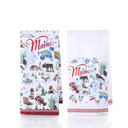 Maine Tea Towel (set of 2)