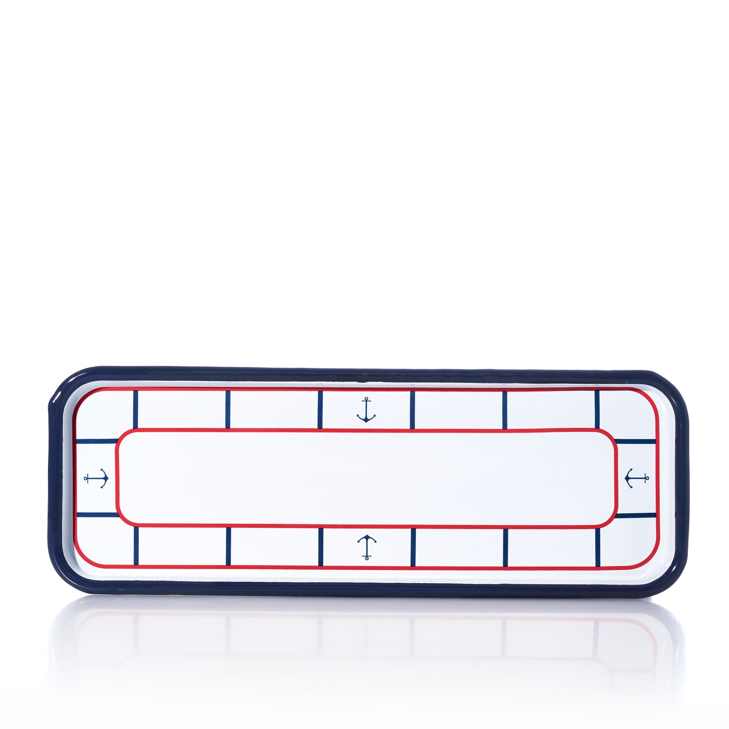 Enamel Anchor Serving Tray