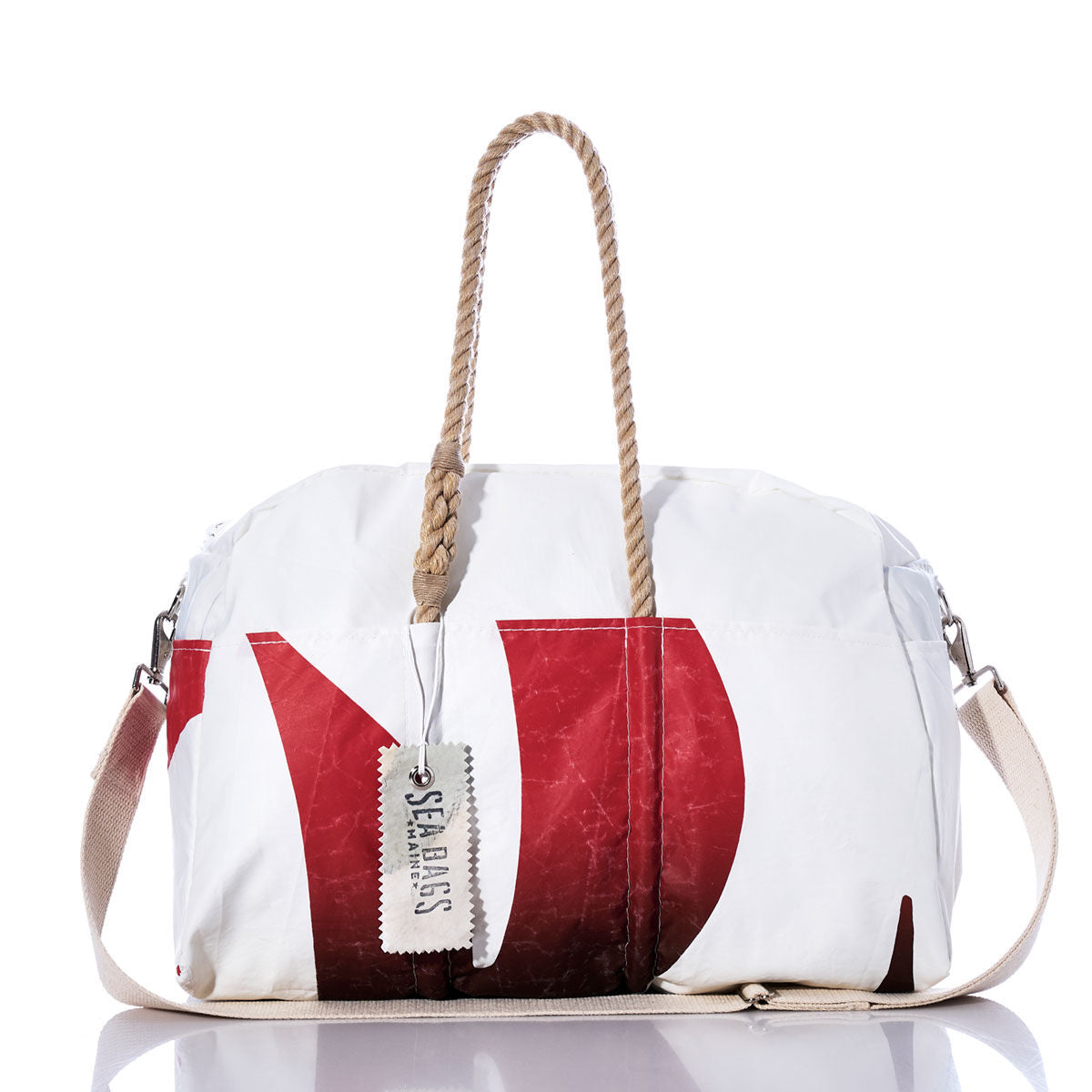 Vintage Red and Blue Graphic Weekender