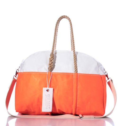 Vintage Neon Orange Weekender