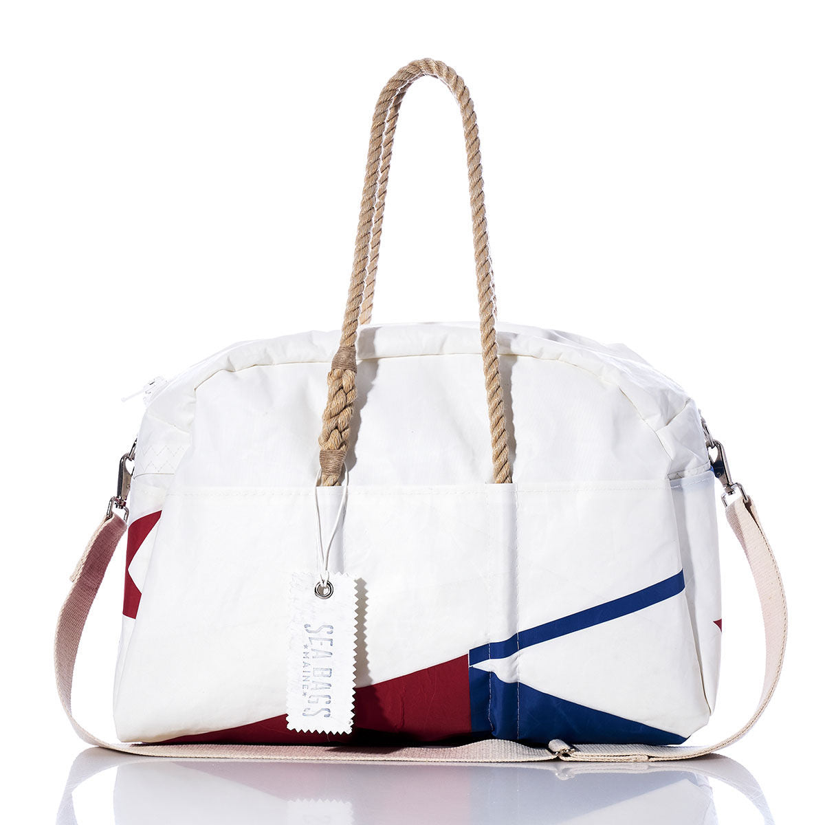 Vintage Red and Blue Burgee Weekender