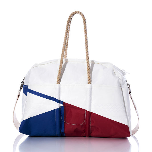 Vintage Red and Blue Burgee Weekender Alternate View
