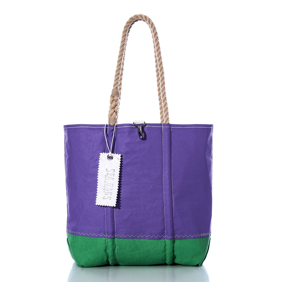 Vintage Purple and Green Medium Tote