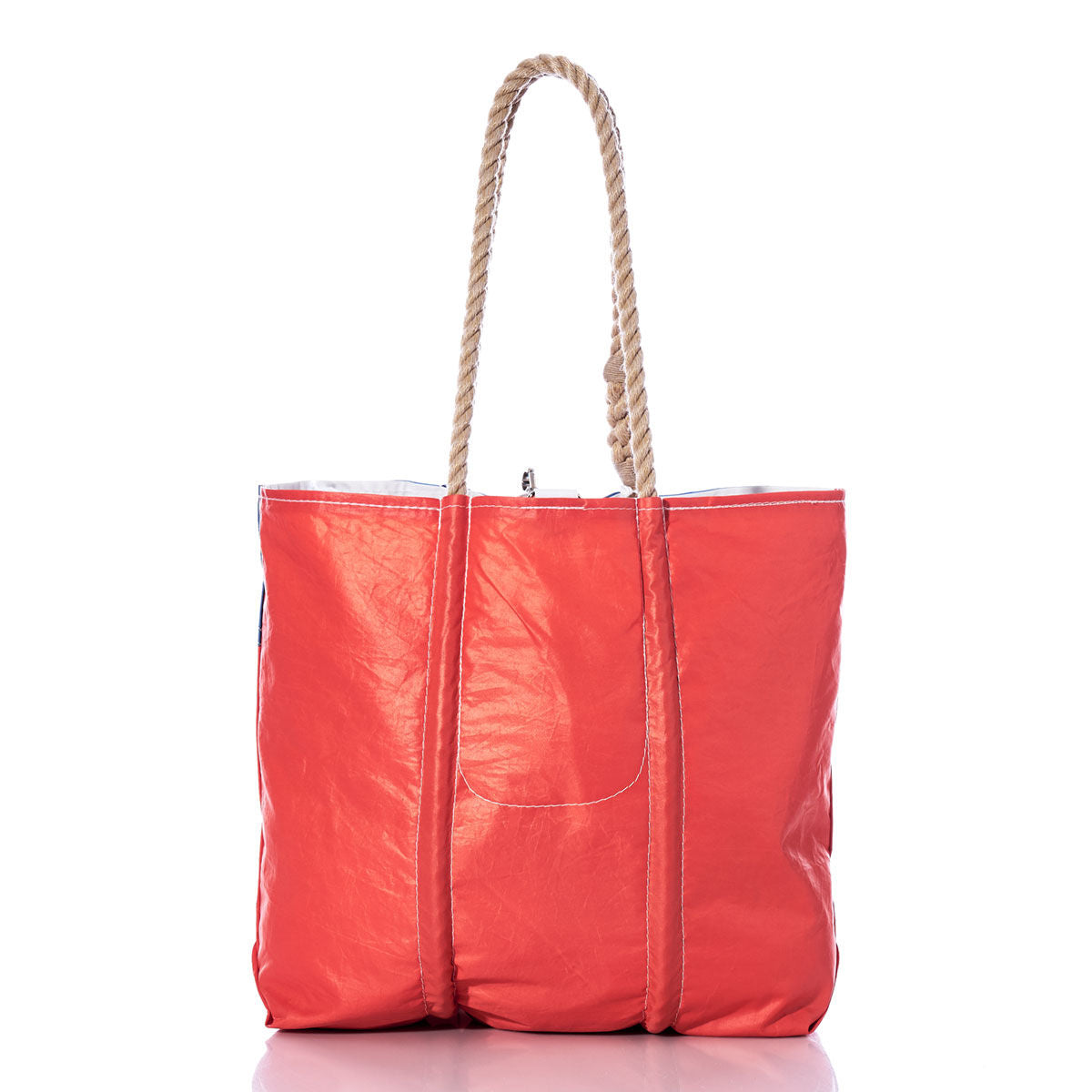 Vintage Orange and Blue Medium Tote Alternate View