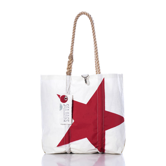 Vintage Red Star Medium Tote