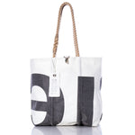 Vintage Gray Letters Medium Tote