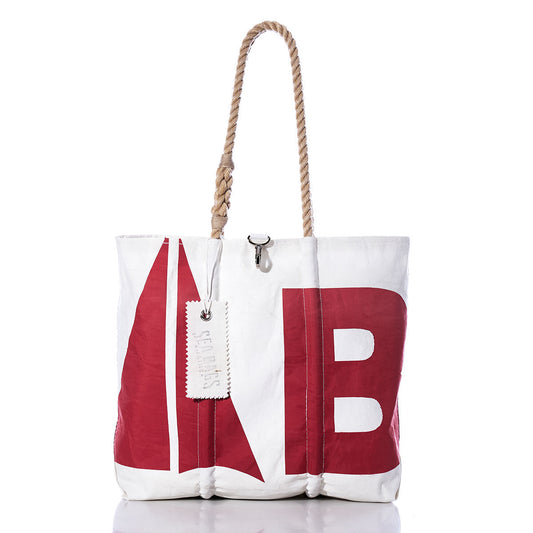 Vintage Red B Medium Tote