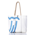 Vintage Blue Graphic Medium Tote