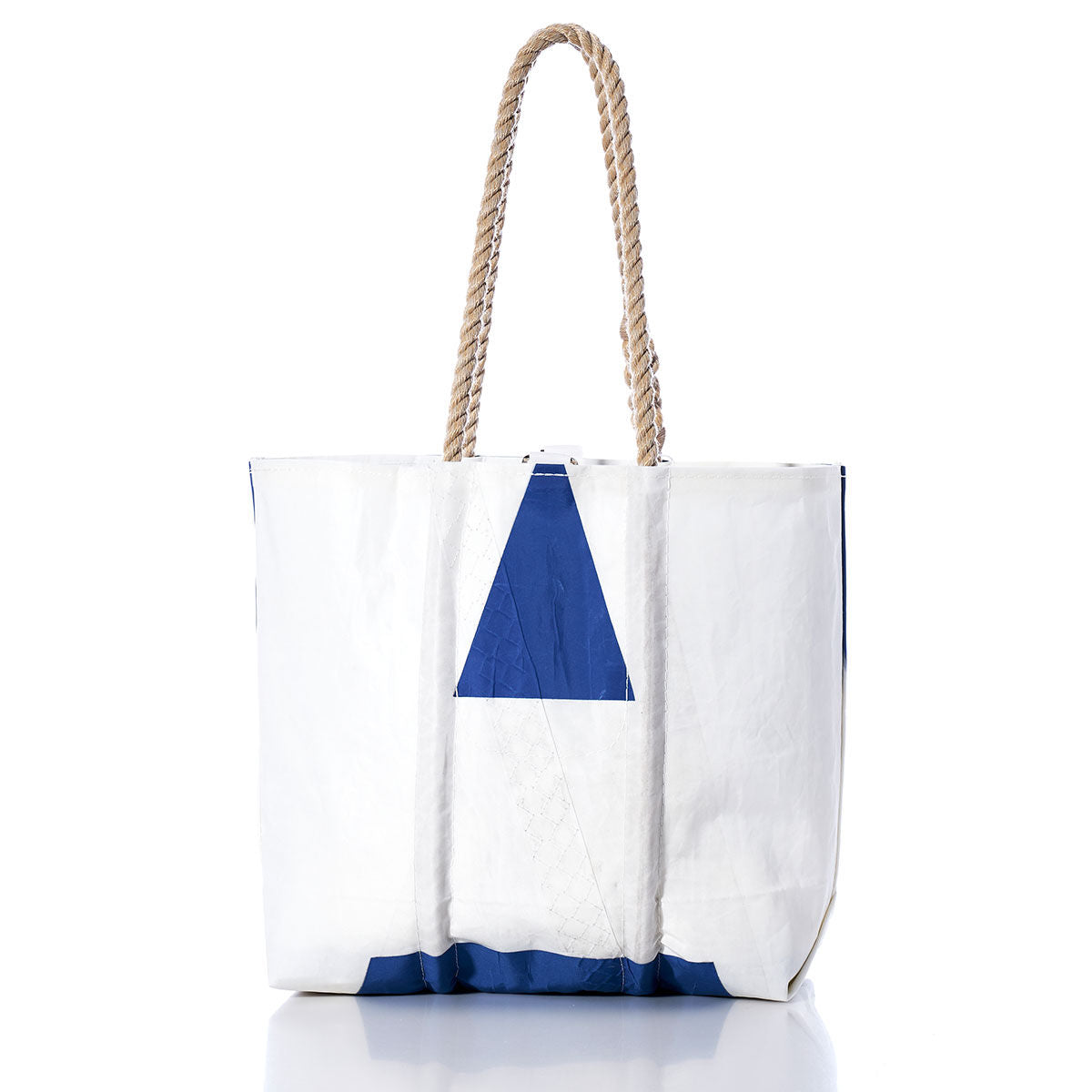 Vintage Blue and White Medium Tote Alternate View