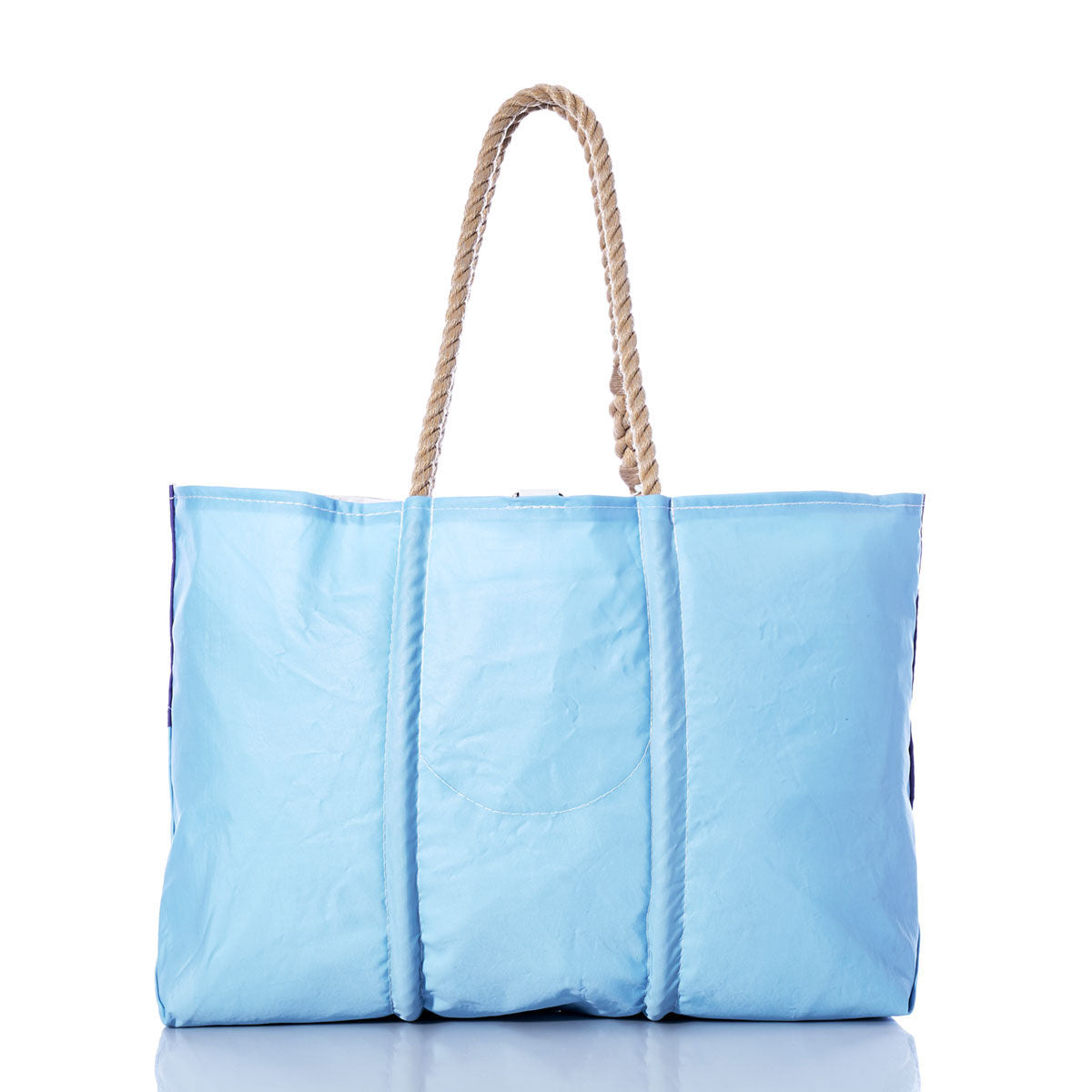 Vintage Purple and Blue Large Tote Alternate View