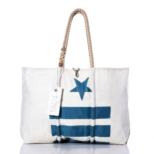 Vintage Star and Stripes Large Tote